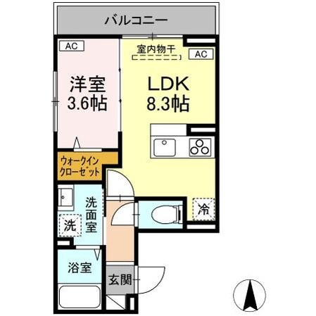 Dスクエア子安町の物件間取画像